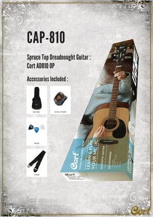 Cort CAP810 OP Open Pore Acoustic Guitar Pack